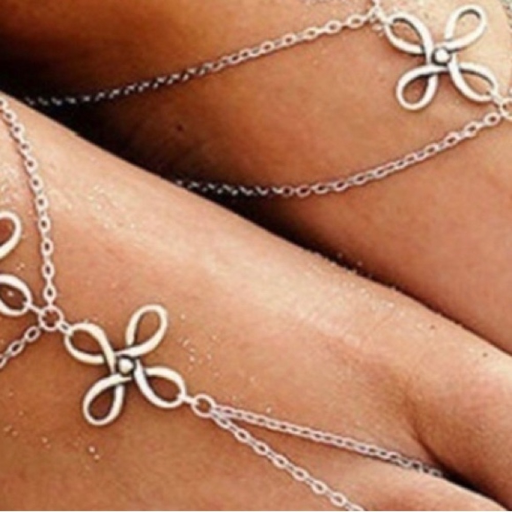 🌺2layered Flowery Foot jewelry🌺🌷🌺🌷 - Picture 8 of 8